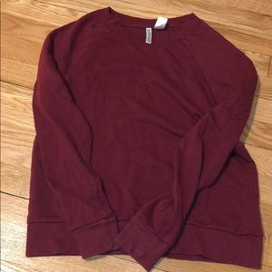 Maroon sweatshirt